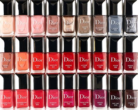 christian Dior nail polish colors